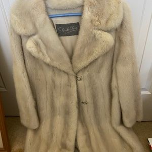 A vintage fur coat